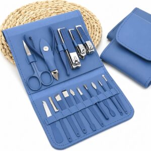 16-Piece Stainless Steel Manicure & Pedicure Kit