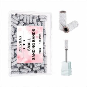 240 Grit Small Nail Sanding Bands Set