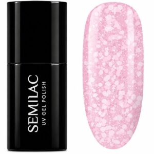 Pink Glitter UV Gel Nail Polish